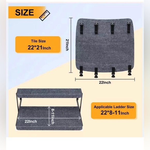 CircleRoad 2023 Upgraded RV Step Covers 22 Inch 3 Pack - Picture 2 of 6